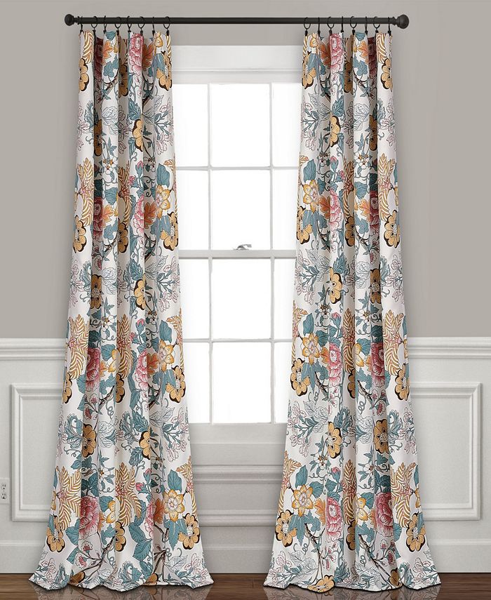 Lush Décor - Sydney Floral Curtain Sets