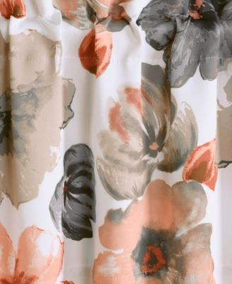 Lush Decor Allison Ruffle Light Filtering Curtain Panels, 40x84, Blush
