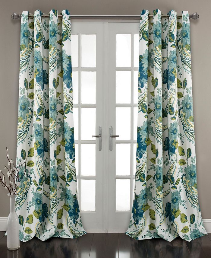 Lush Décor - Floral Paisley Curtain Collection