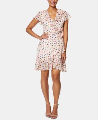 Betsey johnson polka outlet dot wrap dress