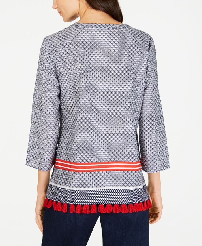 Yacht Club Buttoned Tunic