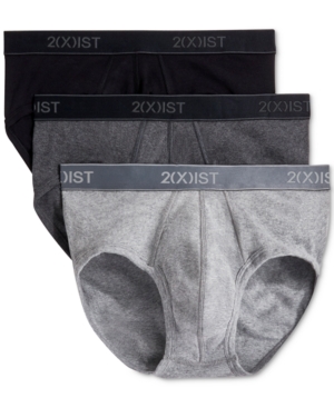 2(x)ist Men's Underwear Essentials Contour Pouch Brief 3 Pack