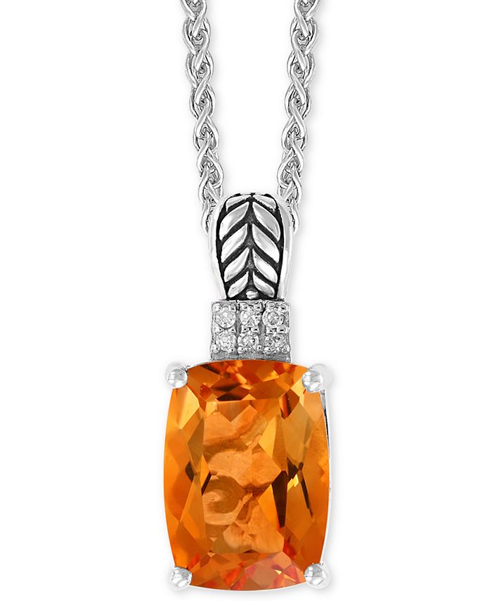 EFFY Collection EFFY Citrine 3 1 8 ct. t.w. Diamond Accent 18