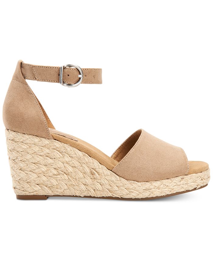 Style & Co Seleeney Wedge Sandals, Created for Macy's & Reviews ...