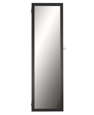 Natalie Over The Door Wall Mounted Makeup And Cosmetic Armoire With Mirror