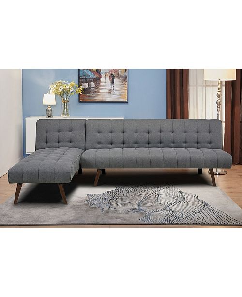 Gold Sparrow Shelton Convertible Sectional Sofa Bed Reviews