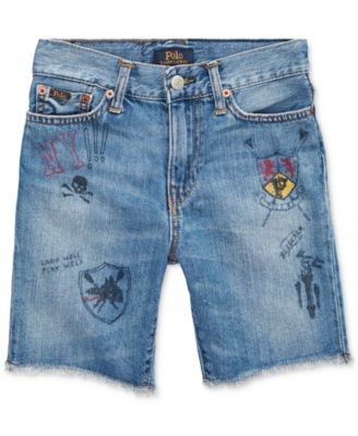 Polo Ralph Lauren - Big Boys Cotton Denim Cutoff Shorts