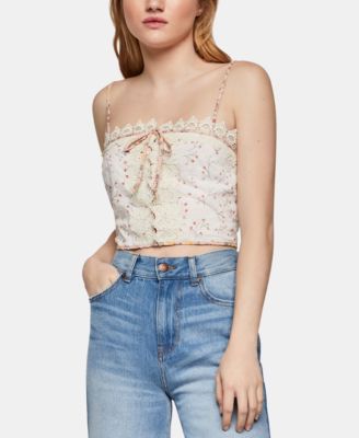 lace trim top