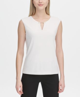 Calvin Klein - Keyhole-Neck Top