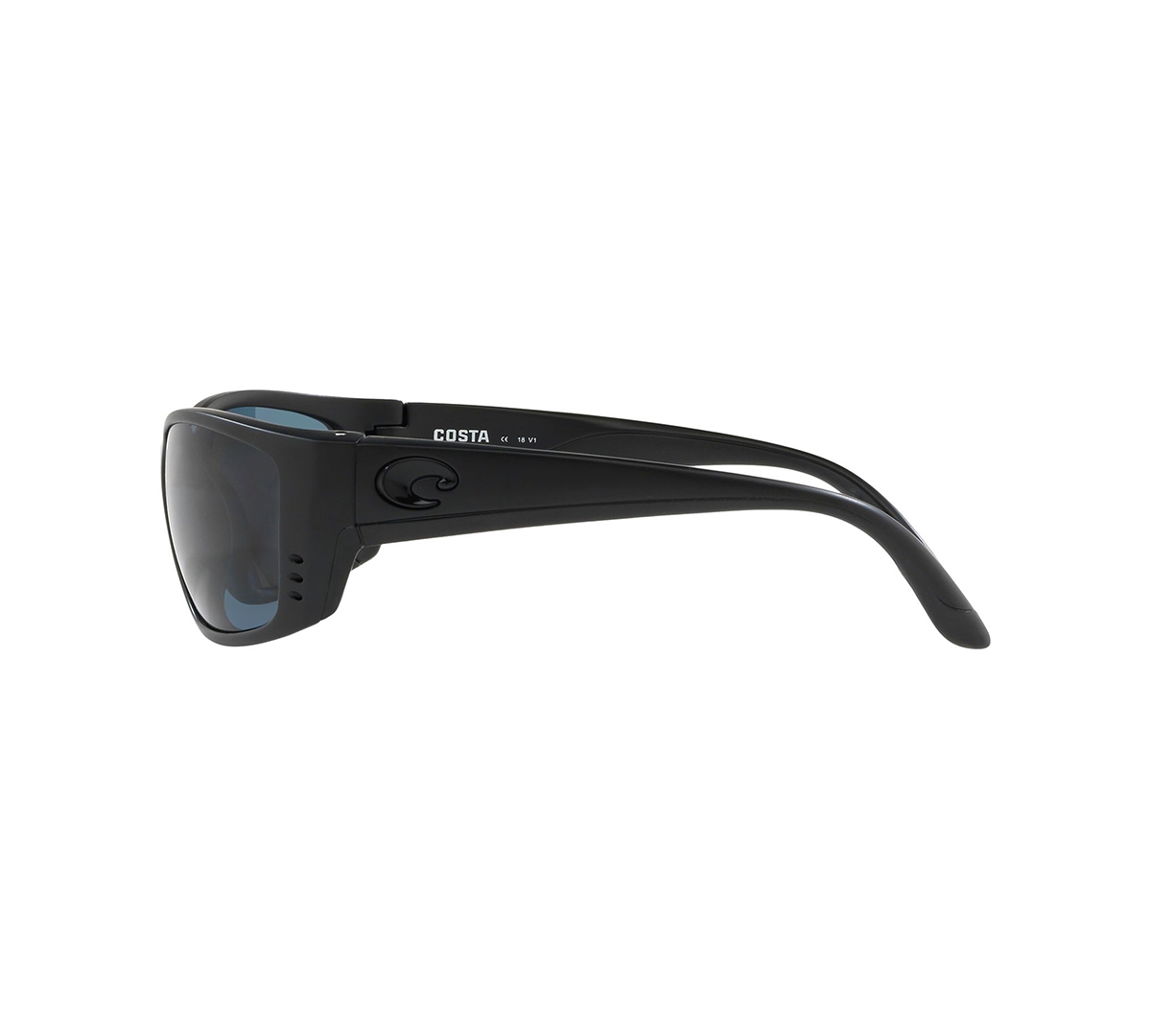 Shop Costa Del Mar Polarized Sunglasses, Fisch Polarized 64 In Black,grey