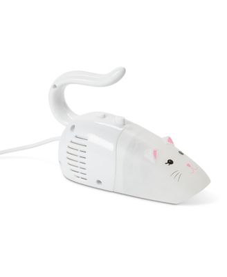 Tri-Coastal Design Mini White Cat Desk Vacuum