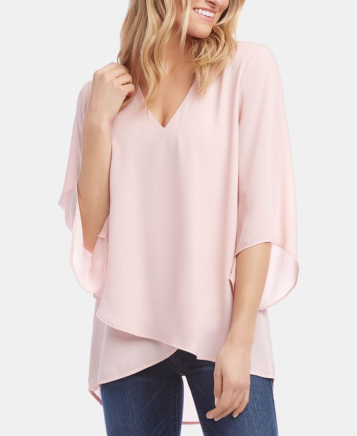 Karen Kane High-Low Crossover Top, Created for Macy's - Macy's