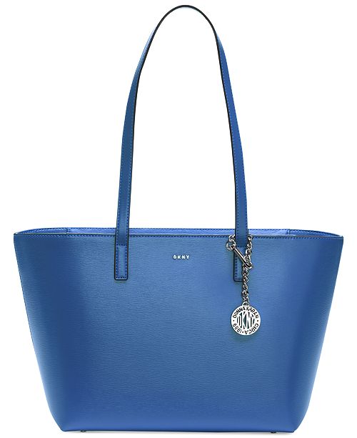 DKNY Sutton Leather Bryant Medium Tote, Created for Macy's & Reviews Handbags & Accessories