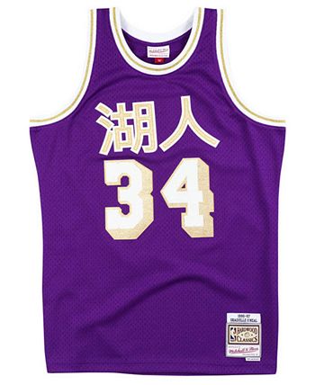 Mitchell & Ness, Shirts, Mitchell Ness Shaquille Oneal Gucci Lakers  Swingman Jersey Size Medium