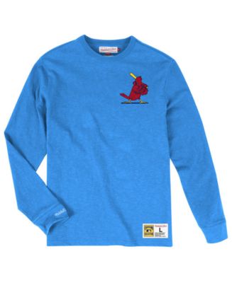 Mitchell & Ness St. Louis Cardinals Men's Slub Long Sleeve T-Shirt - Macy's