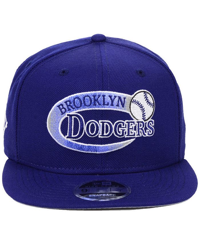 New Era Brooklyn Dodgers Swoop 9FIFTY Snapback Cap - Macy's