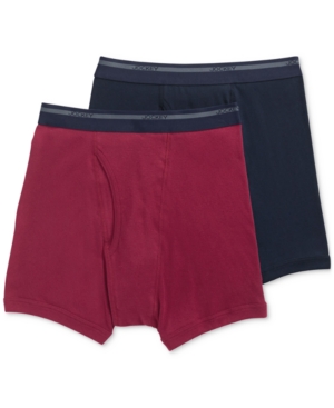 Jockey Men's Big & Tall 2-Pk Lightweight Cotton Boxer Briefs