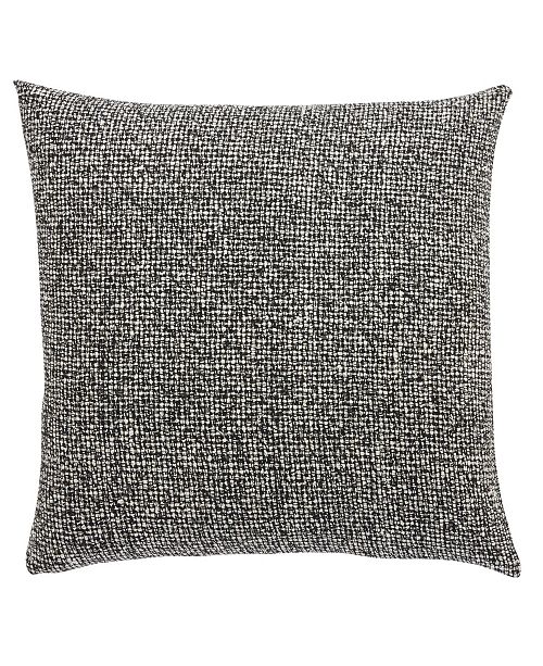 Jaipur Living Chanel Gray Black Textured Down Throw Pillow 20
