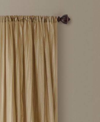 Athena Faux Silk Window Curtain and Scarf Set