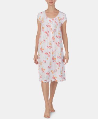 Eileen West - Lace-Trim Knit Waltz-Length Nightgown