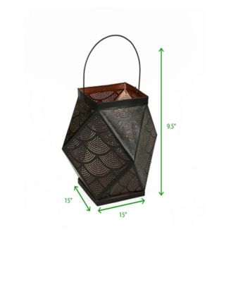 Mind Reader Hexagon Hanging Lantern