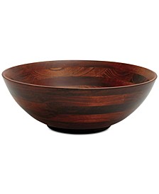 Cherry Finished Footed Bowl