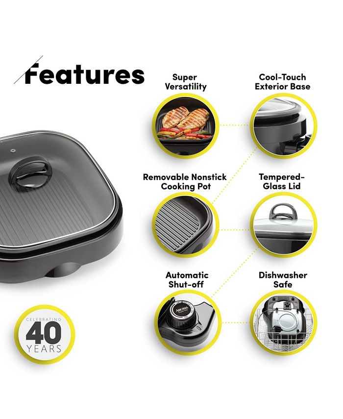 Aroma ASP218B 4 Quart 3in1 Grillet Macy's