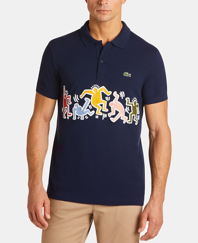 lacoste x keith haring polo