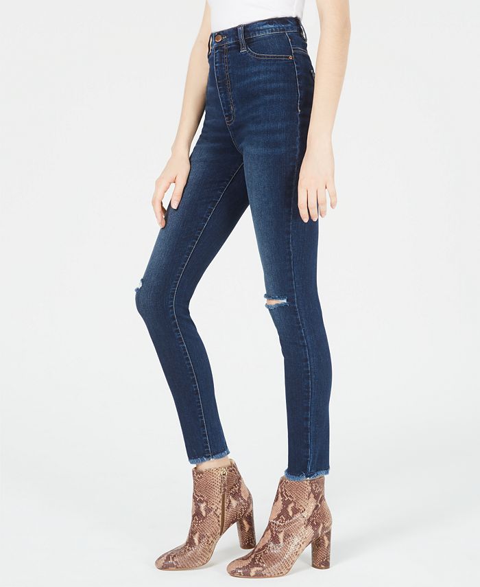 Tinseltown Juniors' Ripped HighRise Skinny Jeans Macy's