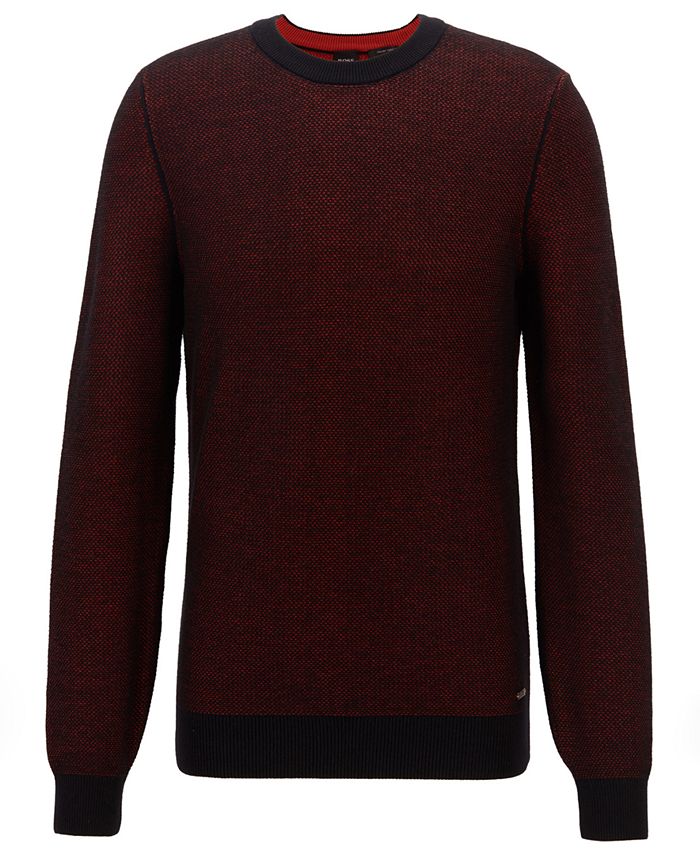 Hugo Boss BOSS Men's Crew Neck Cotton Sweater & Reviews Hugo Boss