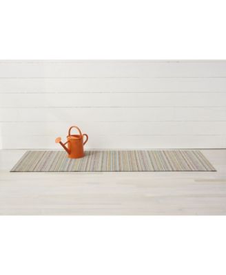 Skinny Stripe Shag Rug - 24" x 72"