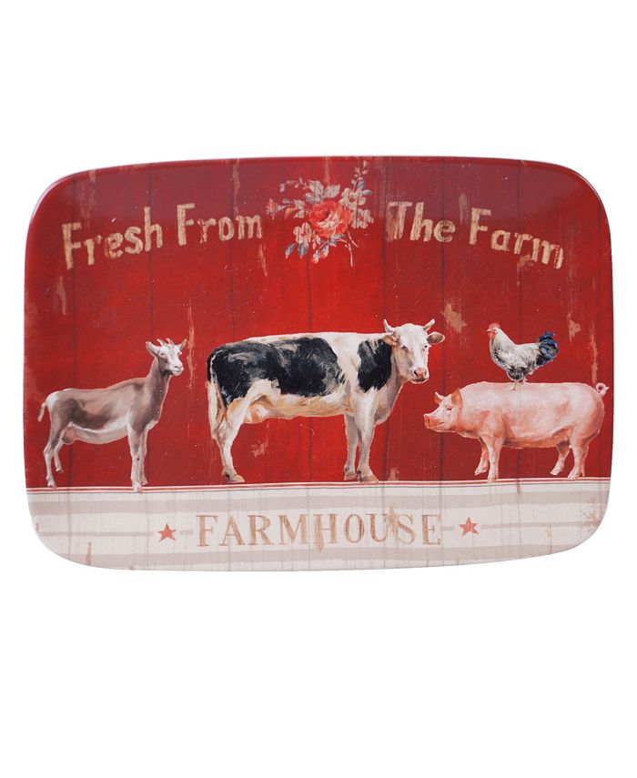 Certified International Farmhouse Rect Platter Macy's