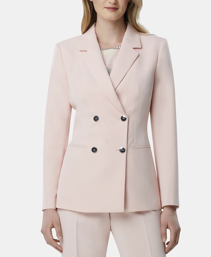 Macy's double breasted best sale blazer