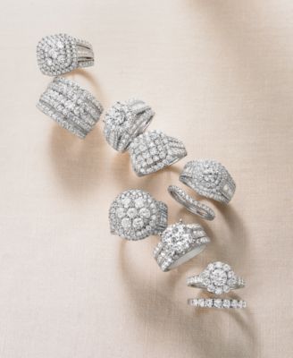 Certified Diamond Bridal Set (3 ct. t.w.) in 18k White, Yellow and Rose Gold