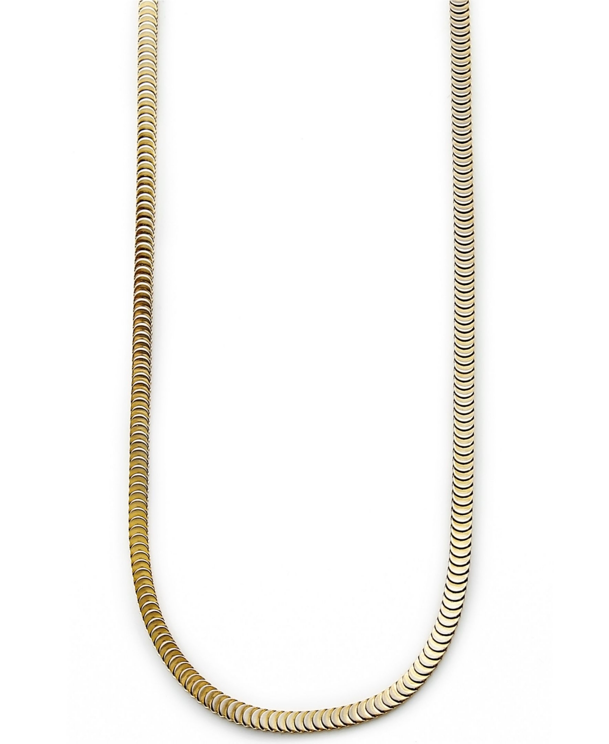 Sutton Stainless Steel Snake Chain Necklace - Gold