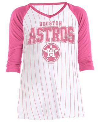 Houston Astros Pinstripe Raglan T-Shirt 