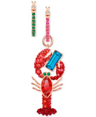 lobster earrings swarovski