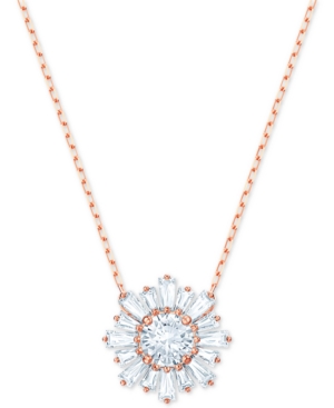image of Swarovski Crystal Sunshine Pendant Necklace, 14-7/8