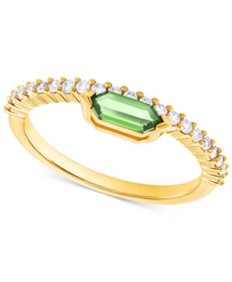 Swarovski - Gold-Tone Crystal Ring