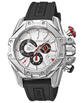 Roberto Cavalli By Franck Muller Men's Swiss Chronograph White