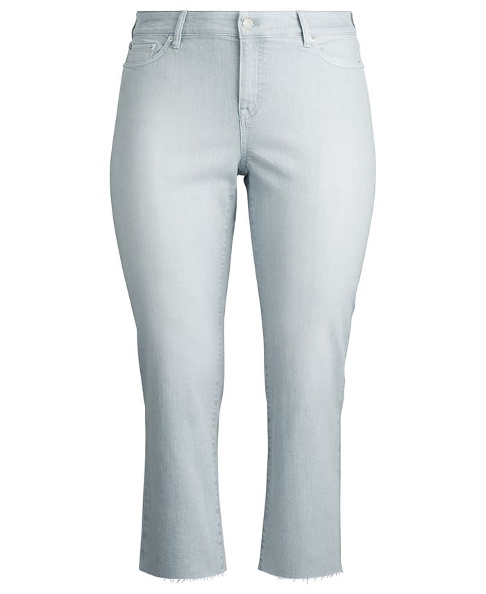 Lauren Ralph Lauren Plus Size Premier Straight Ankle Jeans - Macy's