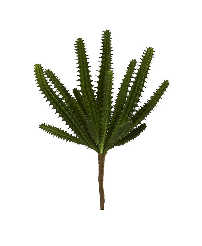 Nearly Natural - 8” Finger Cactus Artificial Plant (Set of 12)