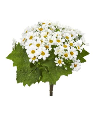 Nearly Natural - Daisy Bush Artificial Flower (Set of 6)