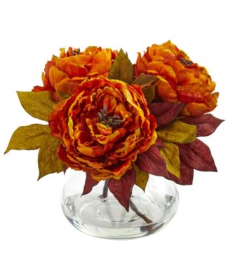 Nearly Natural - Peony Artificial Arrangement