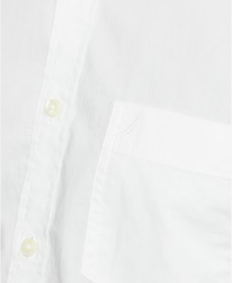 Men's Classic-Fit Stretch Solid Oxford Button-Down Shirt