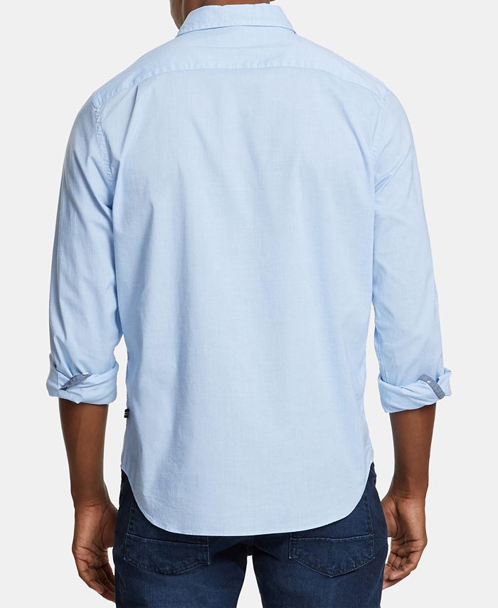 Nautica Striped Oxford Long Sleeves Shirt in Pink for Men