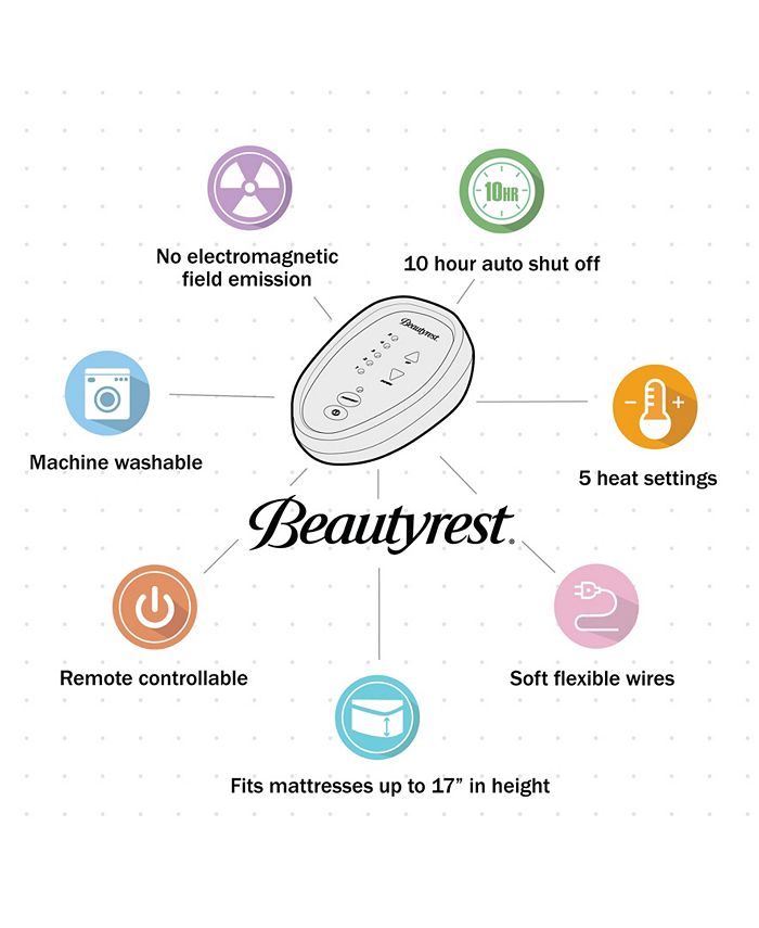 Beautyrest Luxe Quilted Electric Mattress Pad, Twin XL Macy's