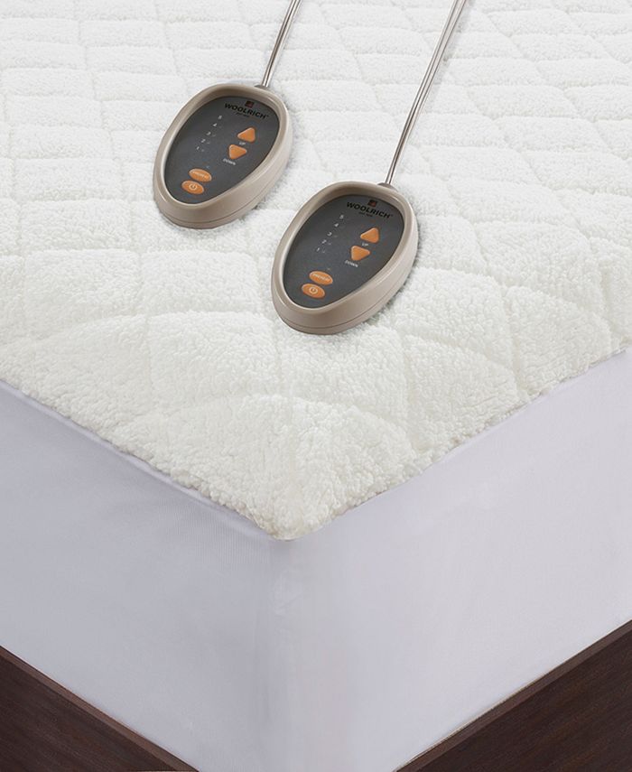 Woolrich Electric Sherpa Mattress Pad, Twin Macy's