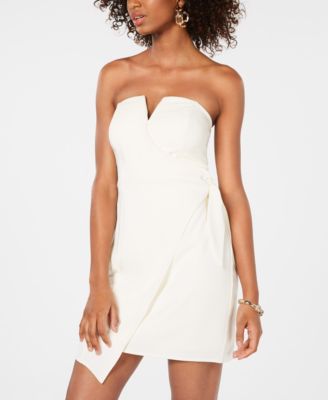 macys cream dress