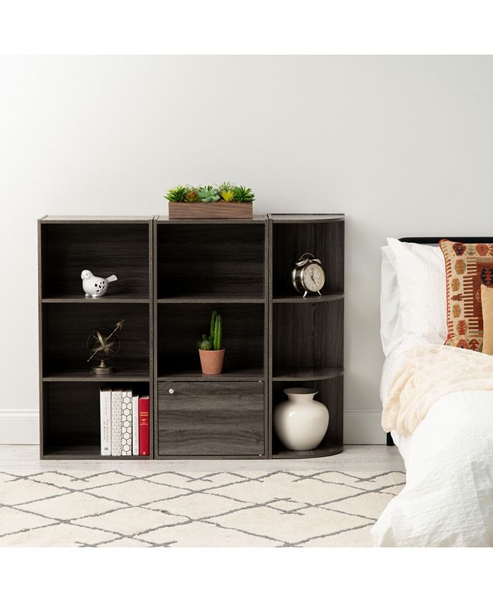 IRIS USA 3Tier Corner Curved Shelf Organizer Macy's